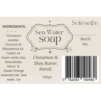 Soleseife Cinnamon Sweet Orange Ayurvedic Sea Water Soap